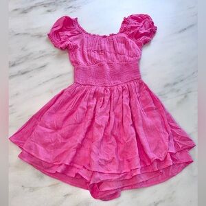 Hollister xs pink romper nwt